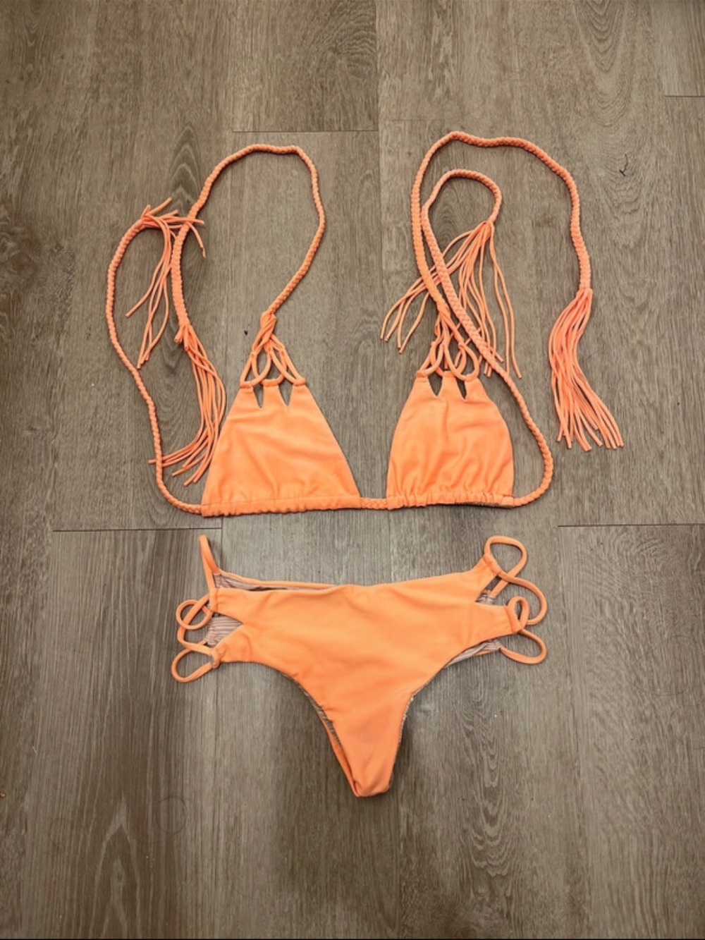 Acacia Swimwear Tunnels Top and Kauai Bottom in Sunset